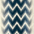 Shock Wave fabric in midnight color - pattern number 54862 - by Schumacher in the 125th Anniversary collection