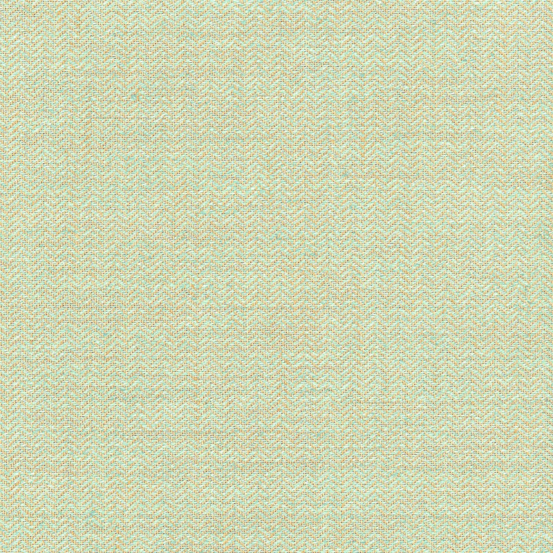Bryton Linen Herringbone fabric in celadon color - pattern number 54924 - by Schumacher in the Chroma collection