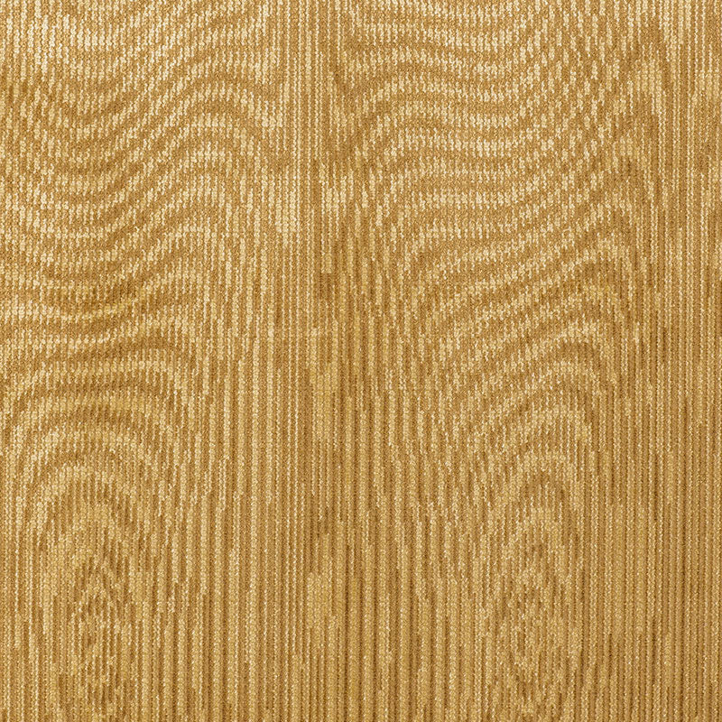 Ruhlmann Moire Velvet fabric in camel cashmere color - pattern number 54993 - by Schumacher in the Cut &amp; Patterned Velvets collection