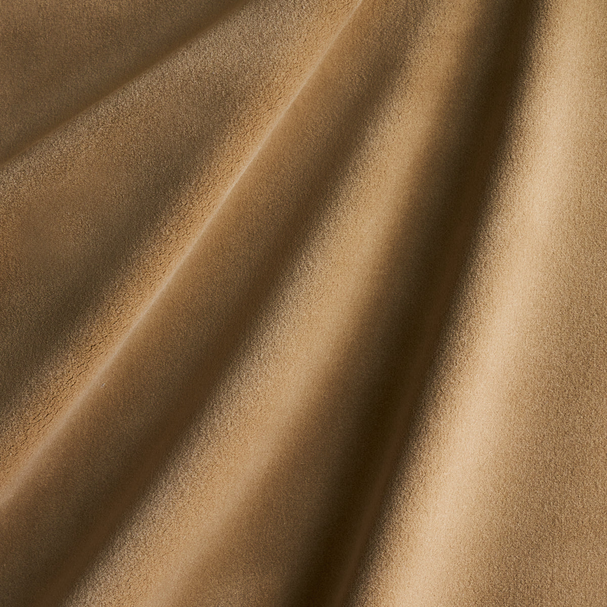 Cotton Club Velvet fabric in fawn color - pattern number 55282 - by Schumacher in the Perfect Basics: Velvet collection