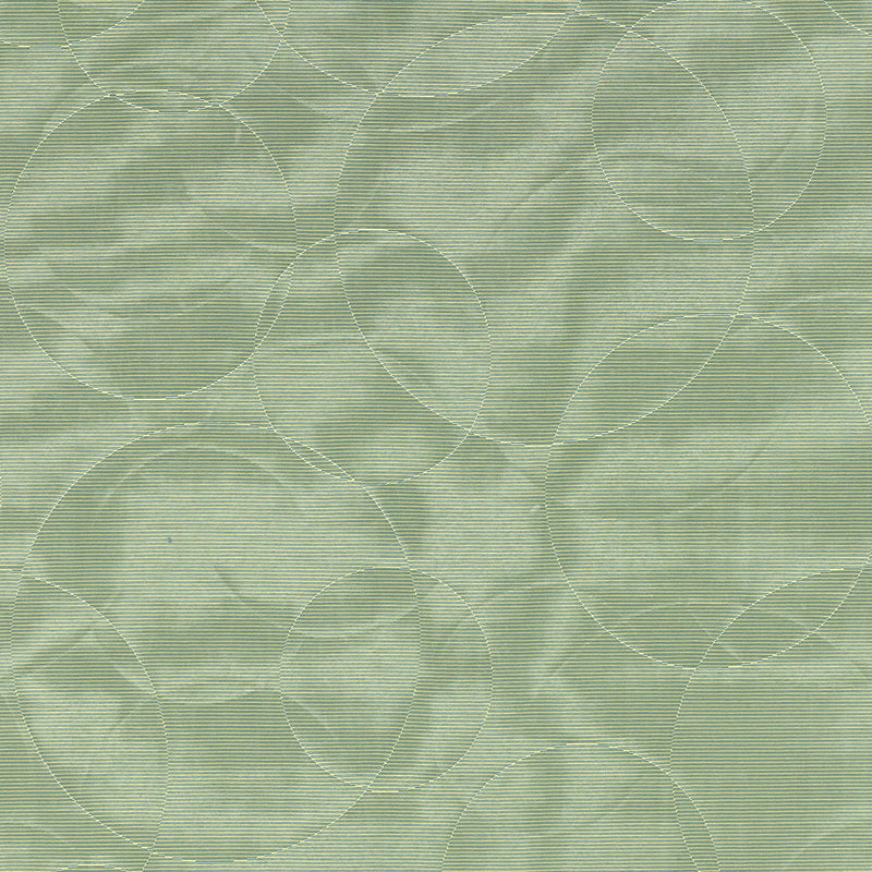 Effervescence Moire fabric in aqua color - pattern number 55382 - by Schumacher in the Understated Luxury collection