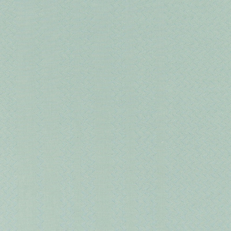 Zig Zag fabric in aquamarine color - pattern number 55452 - by Schumacher in the Essentials: Small Scale Upholstery collection