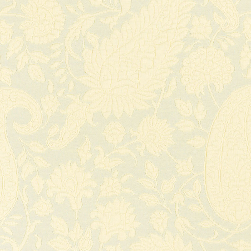 Cachemire Cortona fabric in aqua color - pattern number 55640 - by Schumacher in the Palazzo collection