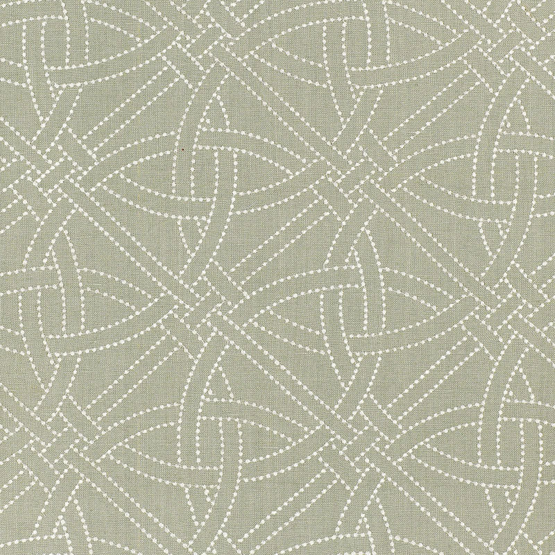 Durance Embroidery fabric in mineral color - pattern number 55693 - by Schumacher in the Chroma collection