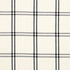 Luberon Plaid fabric in black color - pattern number 55718 - by Schumacher in the New Traditional collection