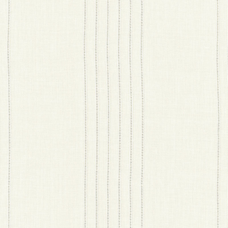 Eleanor Sheer Stripe fabric in cream color - pattern number 55790 - by Schumacher in the Radiance Sheers collection