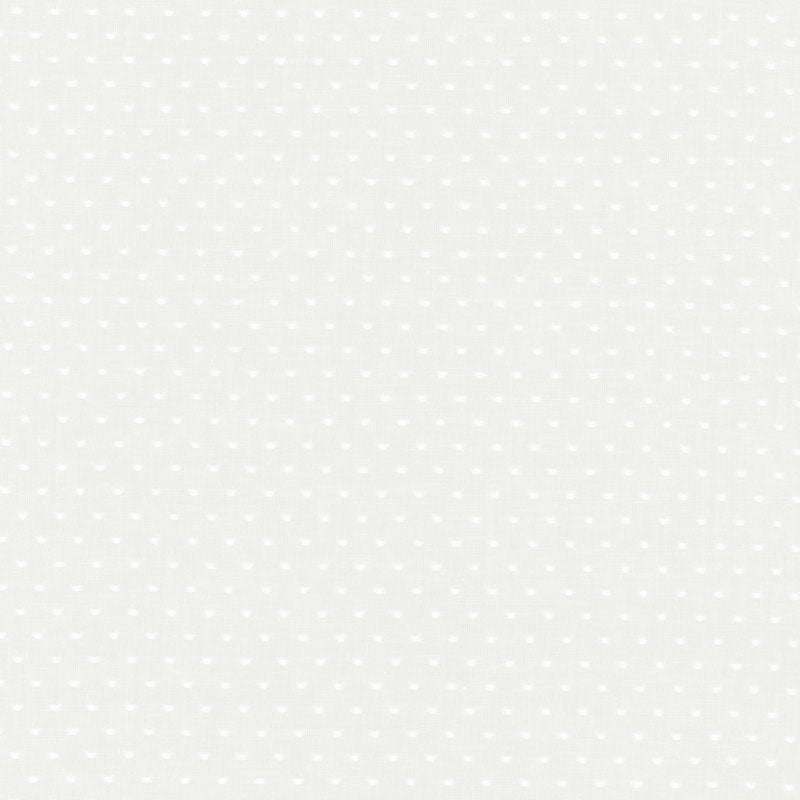 Rosabel Dot Sheer fabric in white color - pattern number 55990 - by Schumacher in the Radiance Sheers collection