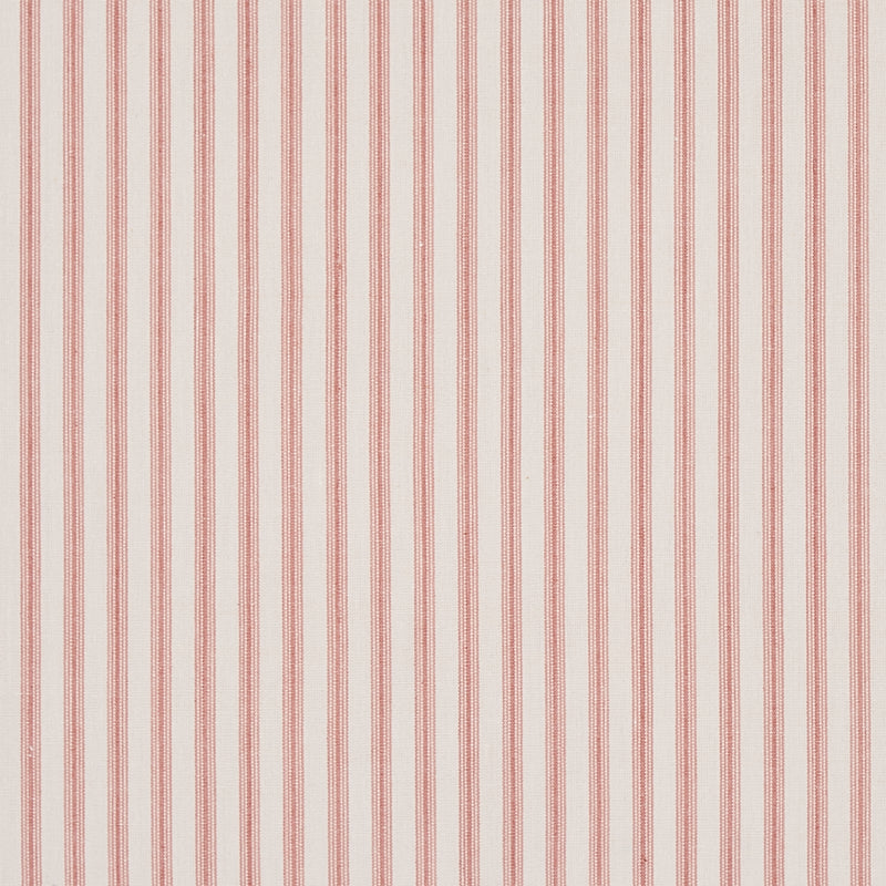 Wellfleet Ticking Stripe fabric in pink color - pattern number 60074 - by Schumacher in the New Traditional collection