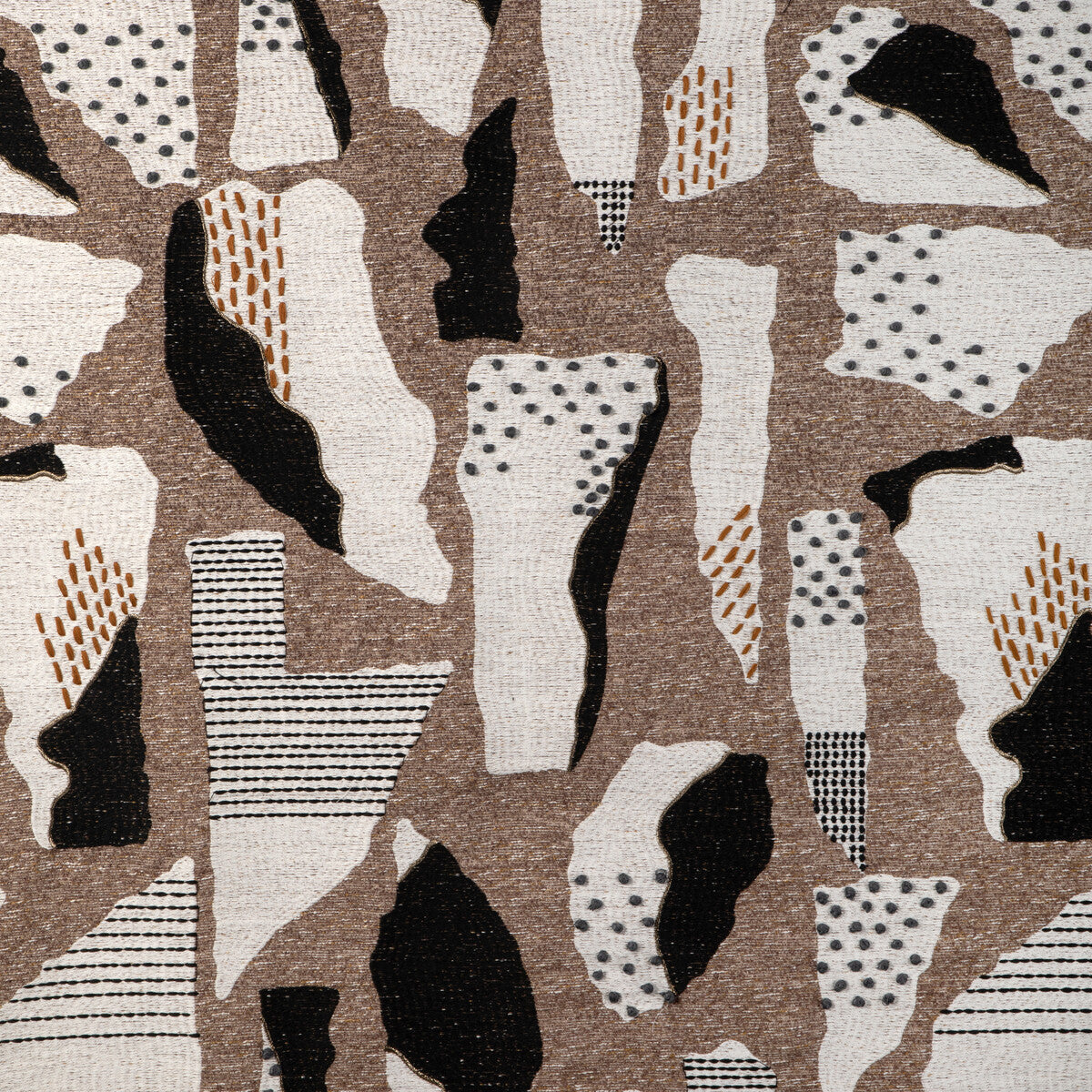 River Stone fabric in earth color - pattern number 6022130.86.0 - by Donghia in the Donghia III collection
