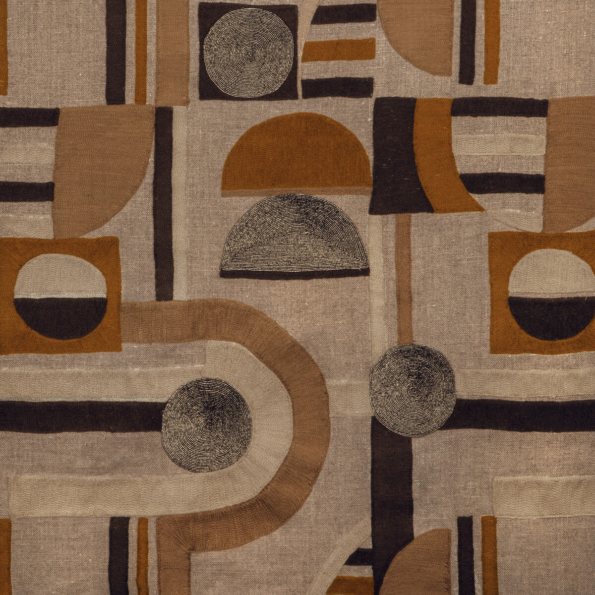 Sacred Symbols fabric in desert color - pattern number 6024101.624.0 - by Donghia in the Zuri collection
