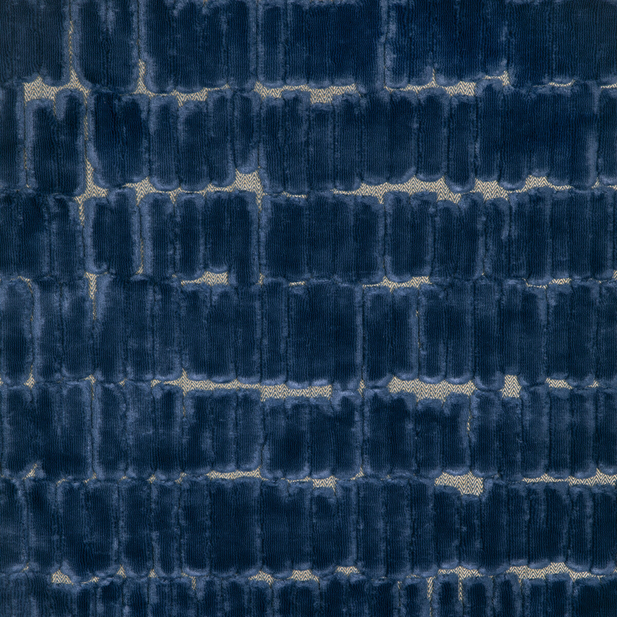 Meerkat fabric in indigo color - pattern number 6024106.5.0 - by Donghia in the Zuri collection