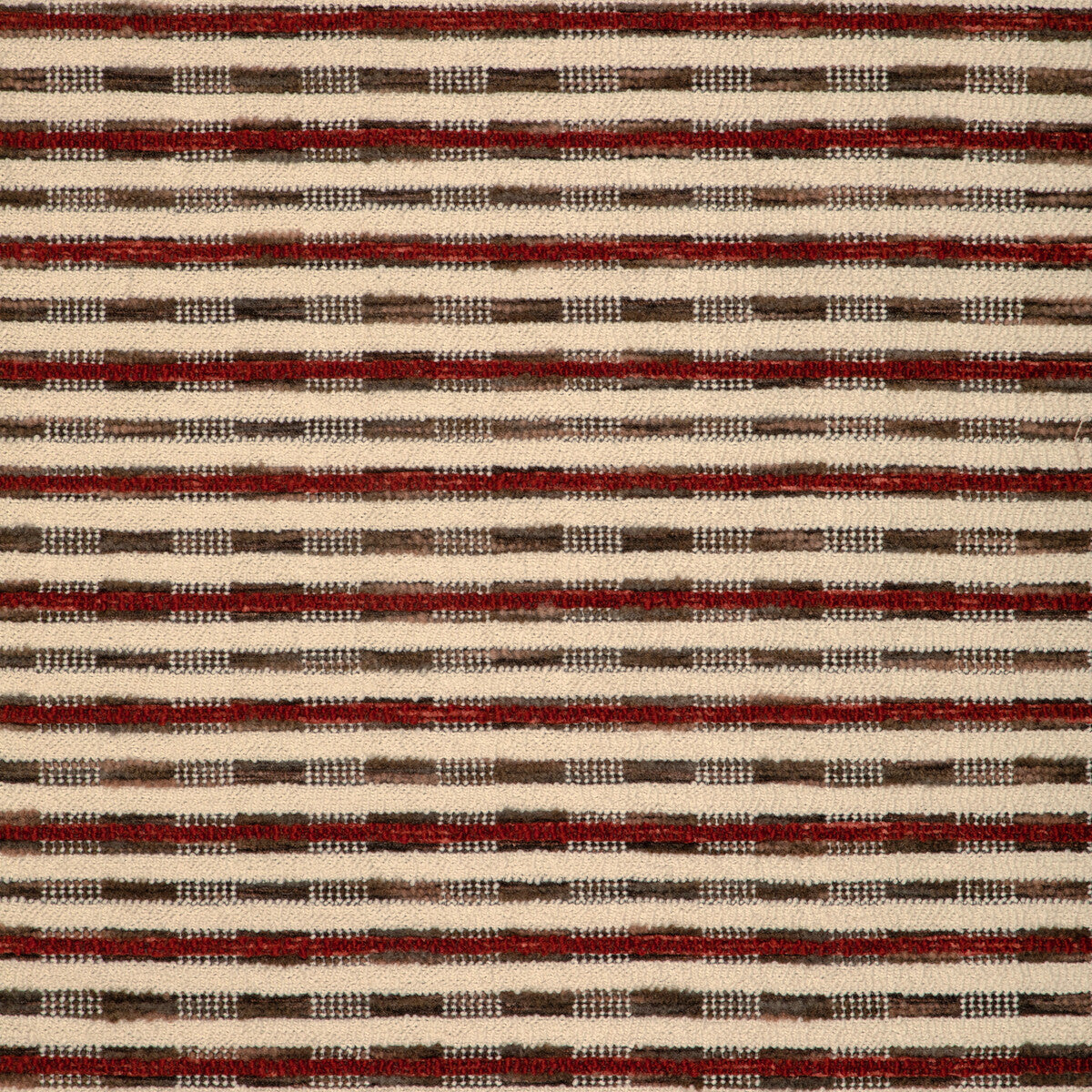 Stripe It Rich fabric in cinnabar color - pattern number 6024117.2416.0 - by Donghia in the  collection