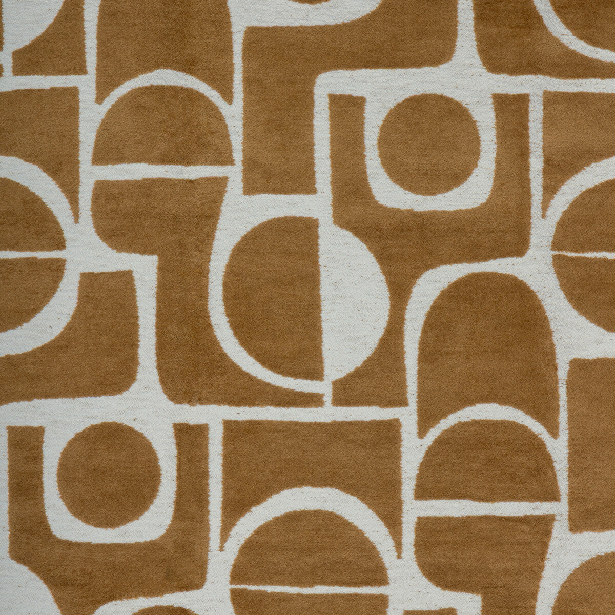 Notan fabric in caramel color - pattern number 6025104.6.0 - by Donghia in the Mod Muse collection