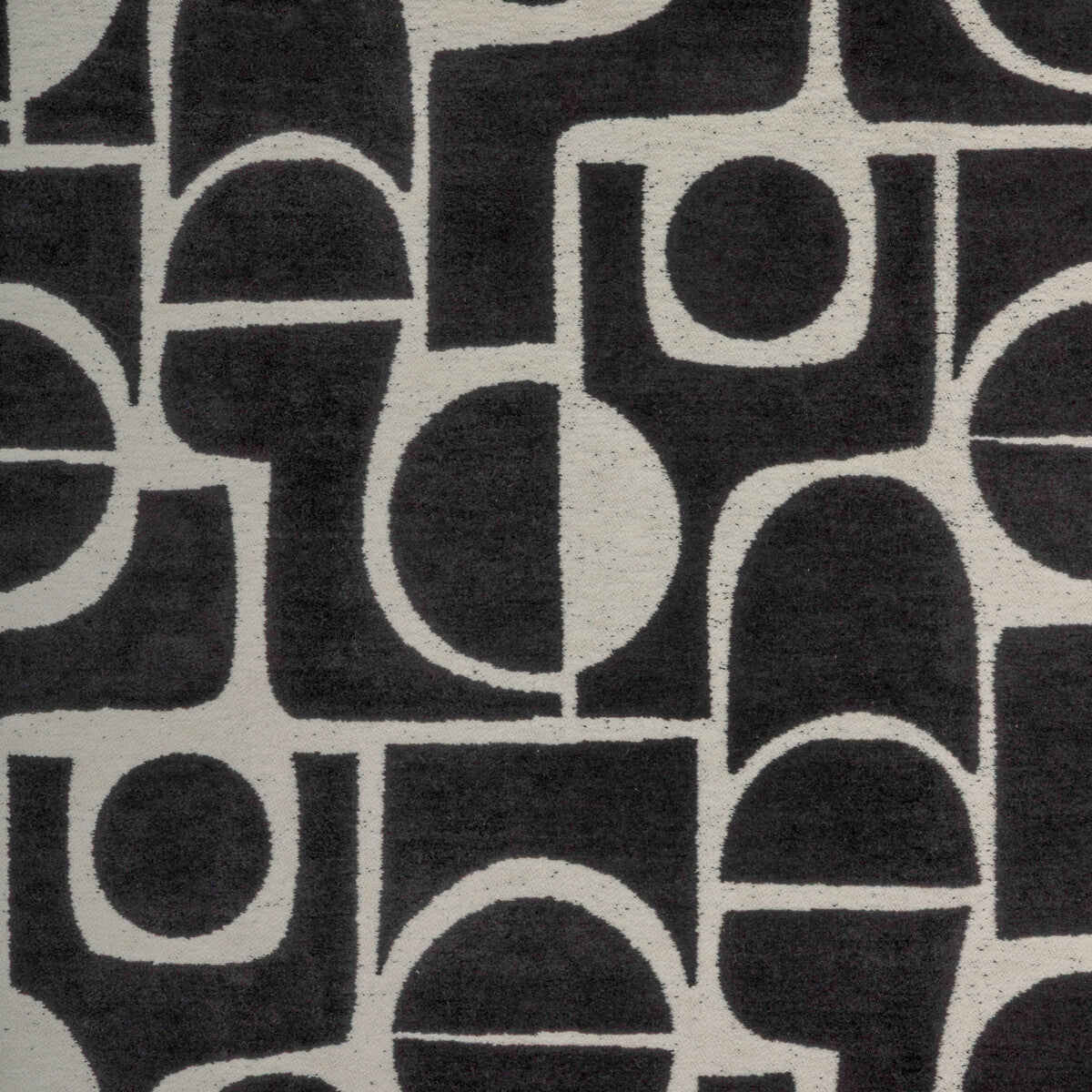Notan fabric in black color - pattern number 6025104.8.0 - by Donghia in the Mod Muse collection