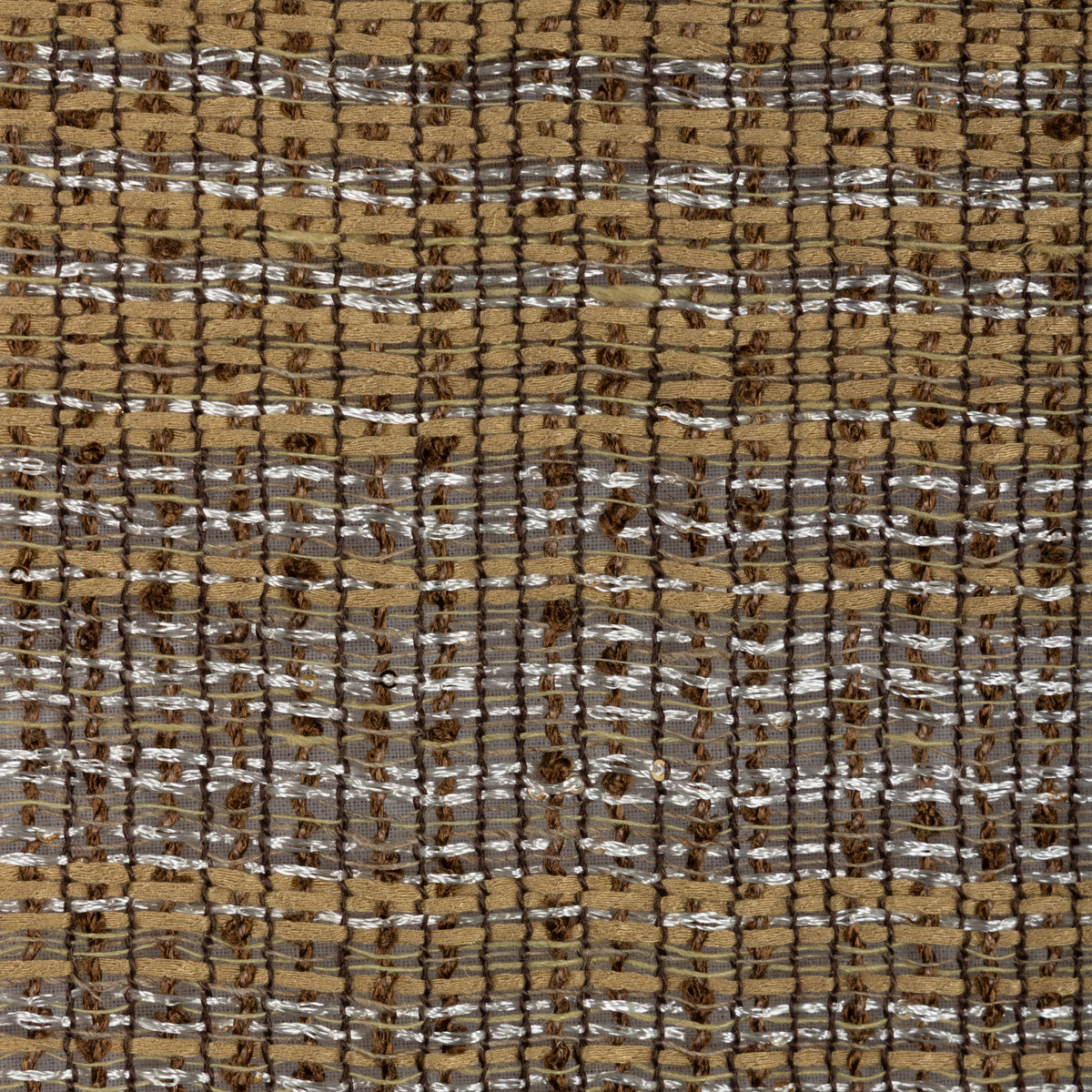 Crystalline fabric in Rattan color - pattern number 6025116.64.0 - by Donghia in the Luminary collection
