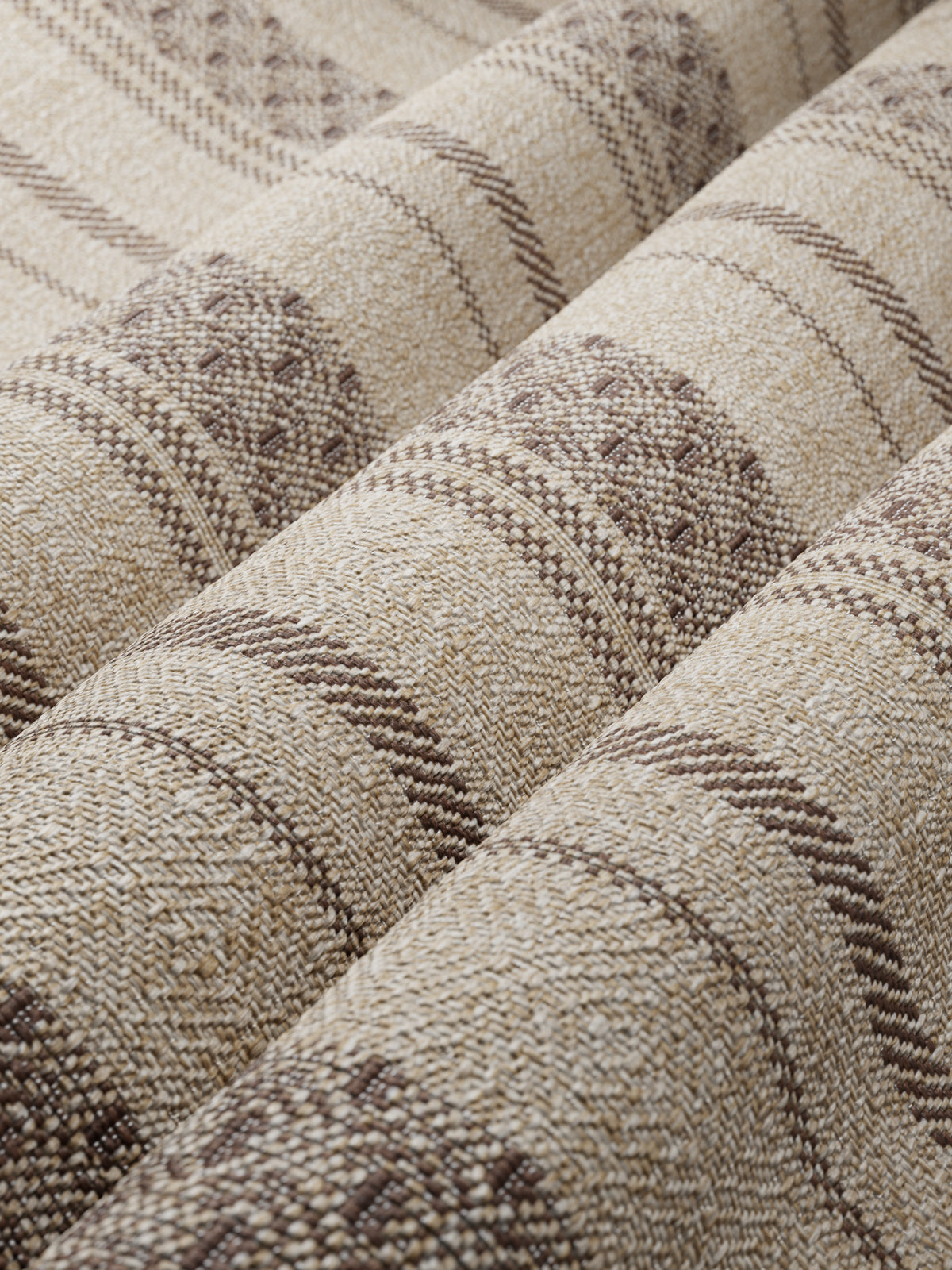 Wayward Stripe fabric in Earth color - pattern number 6026104.166.0 - by Donghia in the Scirocco Performance Indoor Outdoor collection
