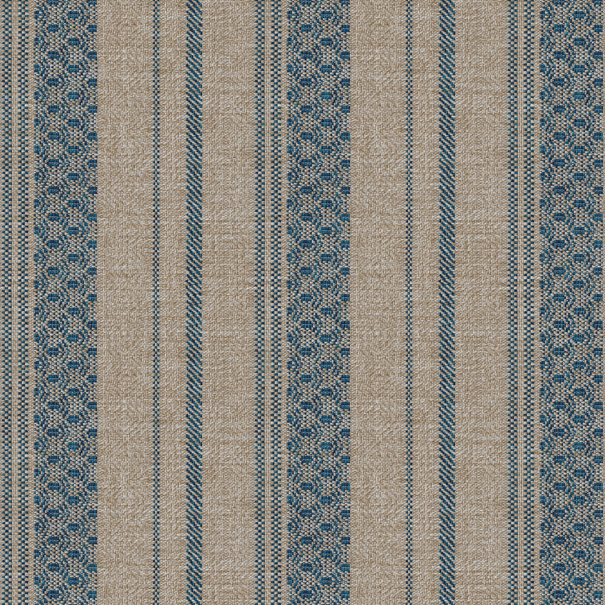 Wayward Stripe fabric in Aegean color - pattern number 6026104.516.0 - by Donghia in the Scirocco Performance Indoor Outdoor collection
