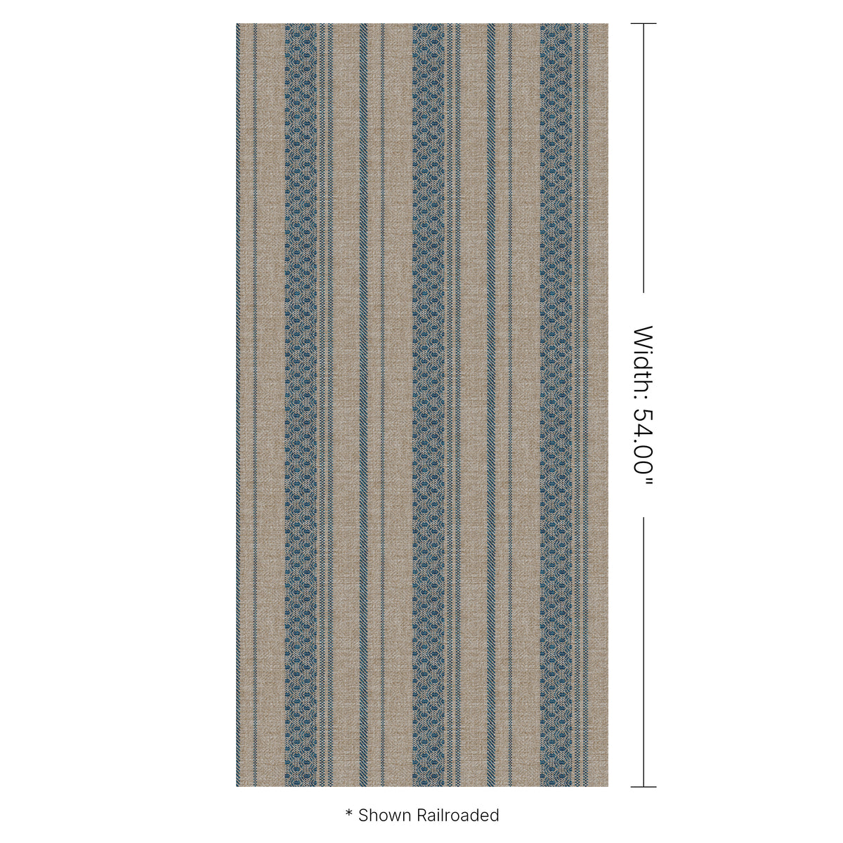 Wayward Stripe fabric in Aegean color - pattern number 6026104.516.0 - by Donghia in the Scirocco Performance Indoor Outdoor collection