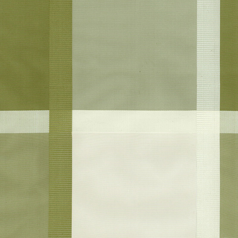 Surat Silk Plaid fabric in celadon color - pattern number 61133 - by Schumacher in the Country Chic collection