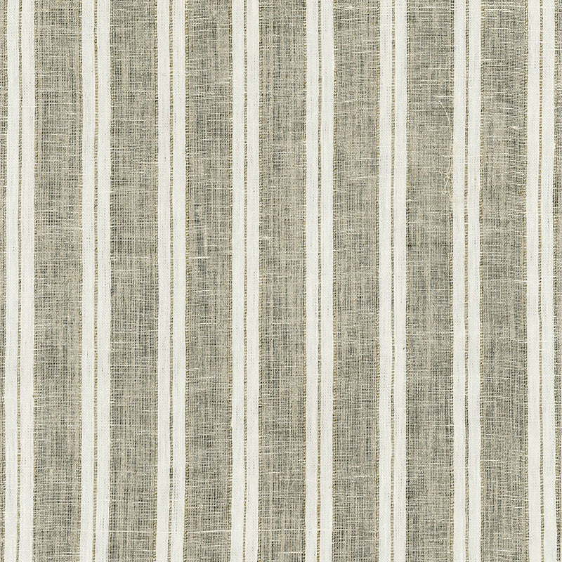 Hillsborough Stripe Sheer fabric in natural color - pattern number 62120 - by Schumacher in the Essentials: Sheers &amp; Casements collection