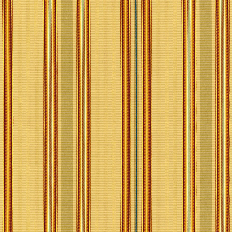 Biella Silk Stripe fabric in spice color - pattern number 62183 - by Schumacher in the Chroma collection