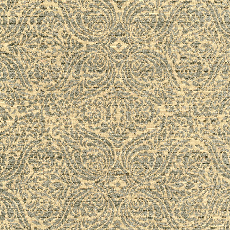 San Marco Chenille fabric in mineral color - pattern number 62330 - by Schumacher in the Chroma collection