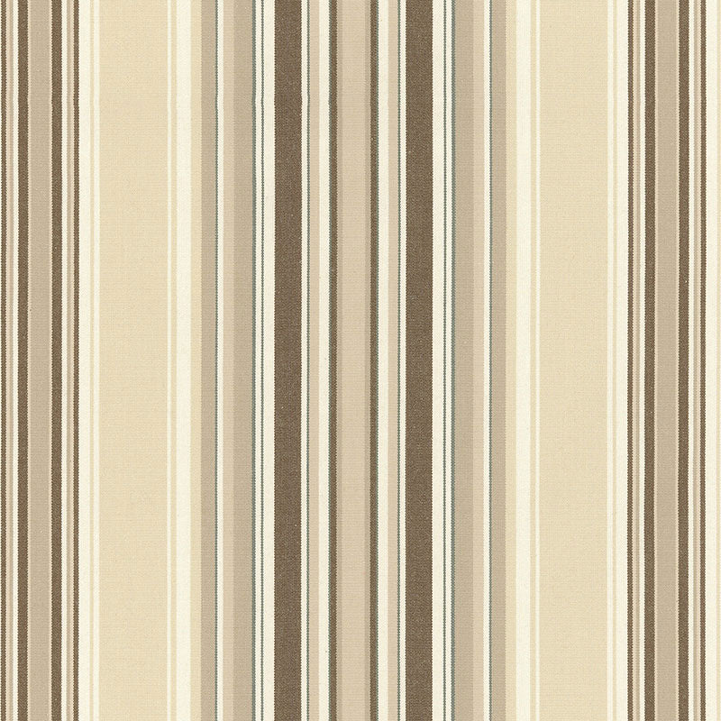 Ridge Stripe fabric in sand color - pattern number 62373 - by Schumacher in the By Nature collection