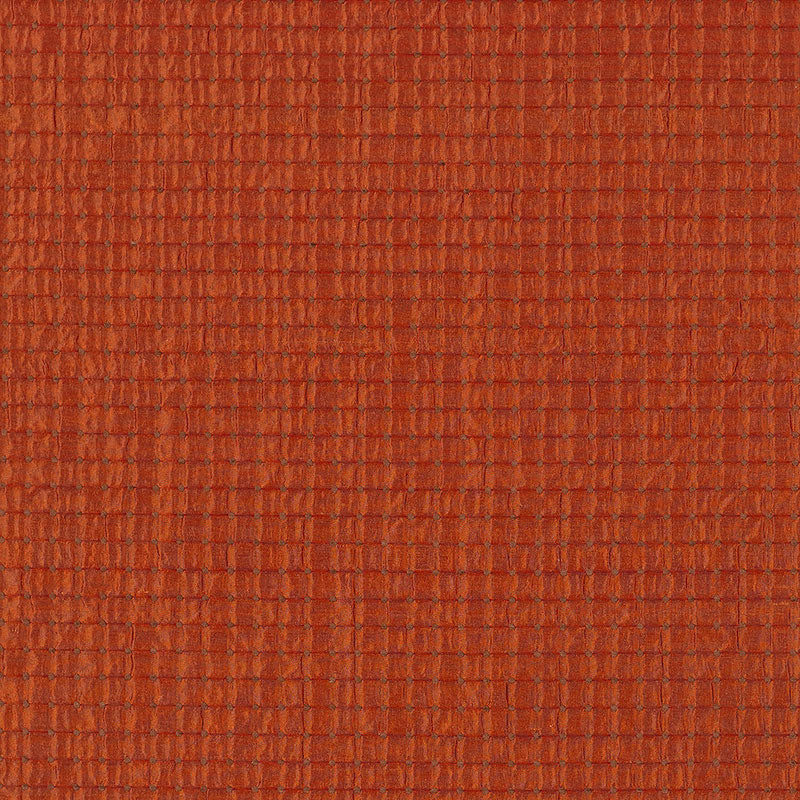 Dotted Silk Weave fabric in cinnamon color - pattern number 62550 - by Schumacher in the Chroma collection