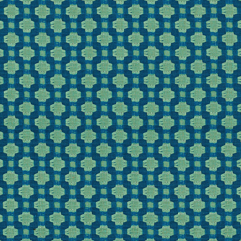 Betwixt fabric in peacock seaglass color - pattern number 62613 - by Schumacher in the Chroma collection