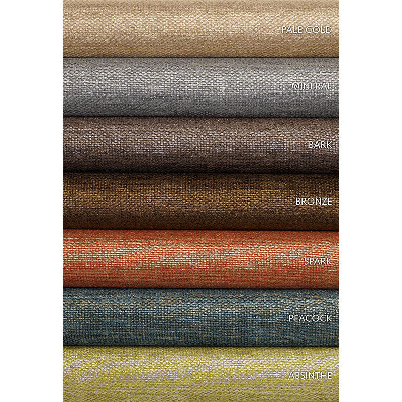 Glimmer fabric in pale gold color - pattern number 62630 - by Schumacher in the Perfect Basics: Blends collection
