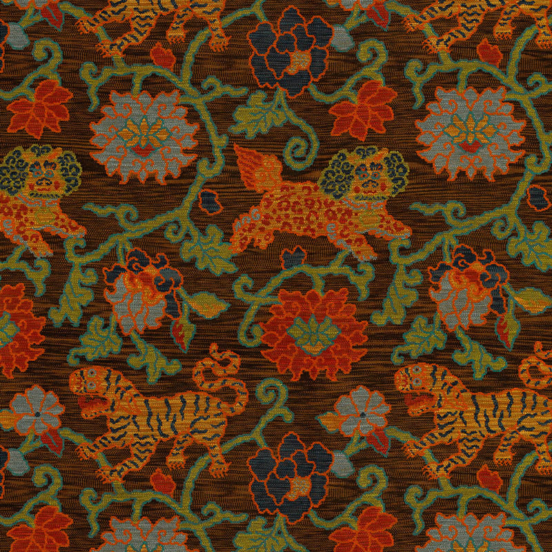 Khotan Weave fabric in sable color - pattern number 62680 - by Schumacher in the Schumacher Classics collection