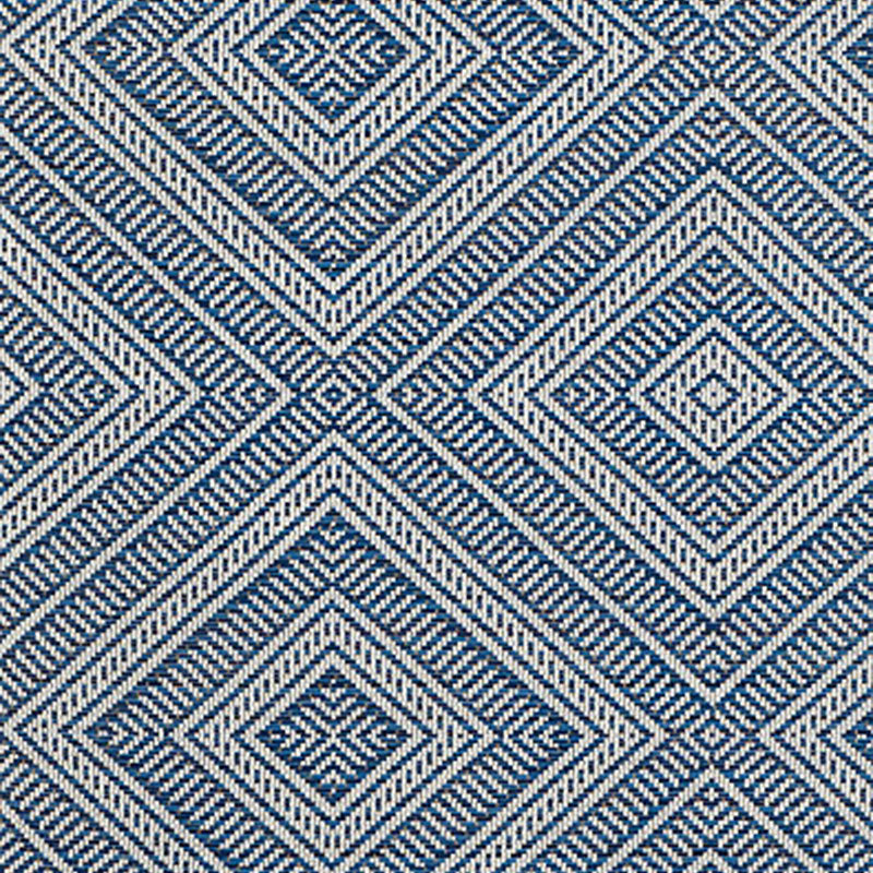 Tortola Indoor Outdoor fabric in marine color - pattern number 62841 - by Schumacher in the Cote D&