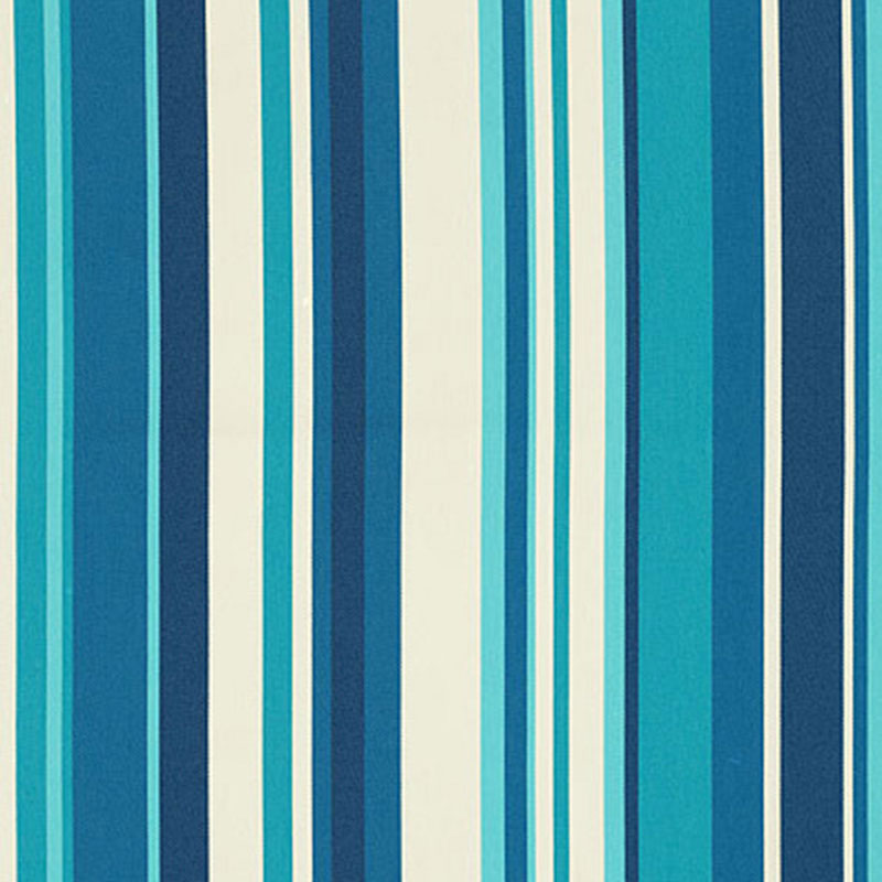 Delray Stripe Indoor Outdoor fabric in marine color - pattern number 62891 - by Schumacher in the Plein Air collection