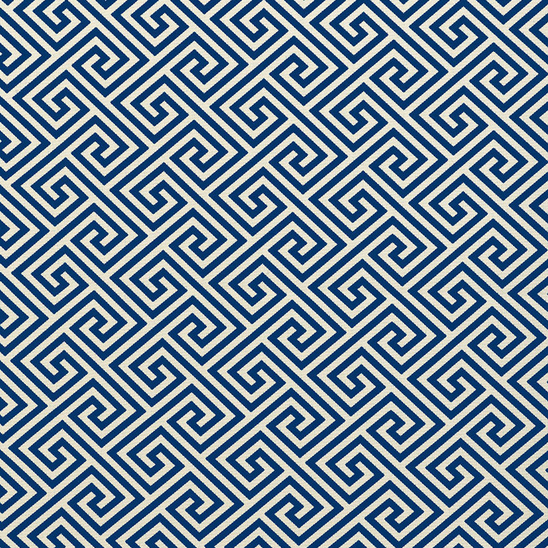 St Tropez Indoor Outdoor fabric in navy color - pattern number 62901 - by Schumacher in the Plein Air collection