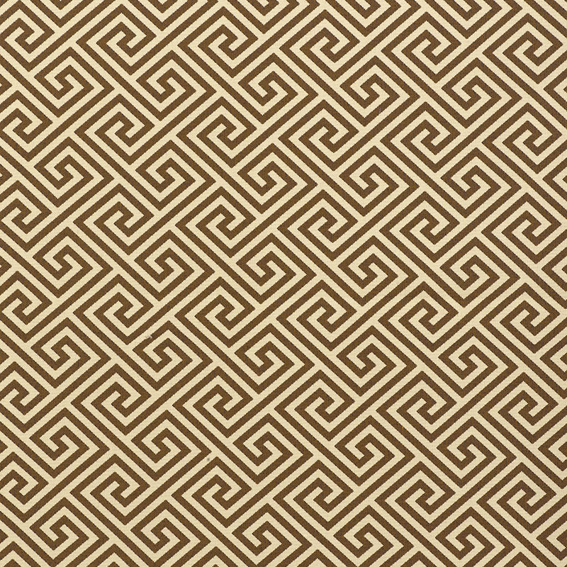 St Tropez Indoor Outdoor fabric in teak color - pattern number 62906 - by Schumacher in the Plein Air collection