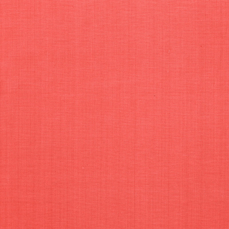 Avery Cotton Plain fabric in coral color - pattern number 62945 - by Schumacher in the Perfect Basics: Cotton collection
