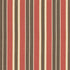 Beacon Cotton Stripe fabric in red java beige color - pattern number 62994 - by Schumacher in the Country House Cottons collection