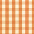 Camden Cotton Check fabric in pumpkin color - pattern number 63033 - by Schumacher in the Revisit Of Popular Patterns collection
