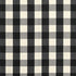 Camden Cotton Check fabric in ebony color - pattern number 63042 - by Schumacher in the Revisit Of Popular Patterns collection
