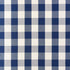 Camden Cotton Check fabric in navy color - pattern number 63043 - by Schumacher in the Revisit Of Popular Patterns collection