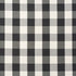 Camden Cotton Check fabric in black color - pattern number 63044 - by Schumacher in the Revisit Of Popular Patterns collection