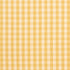 Elton Cotton Check fabric in straw color - pattern number 63052 - by Schumacher in the Revisit Of Popular Patterns collection