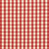 Elton Cotton Check fabric in red color - pattern number 63054 - by Schumacher in the Revisit Of Popular Patterns collection