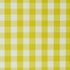 Elton Cotton Check fabric in yellow color - pattern number 63069 - by Schumacher in the Scandinavian Modern collection
