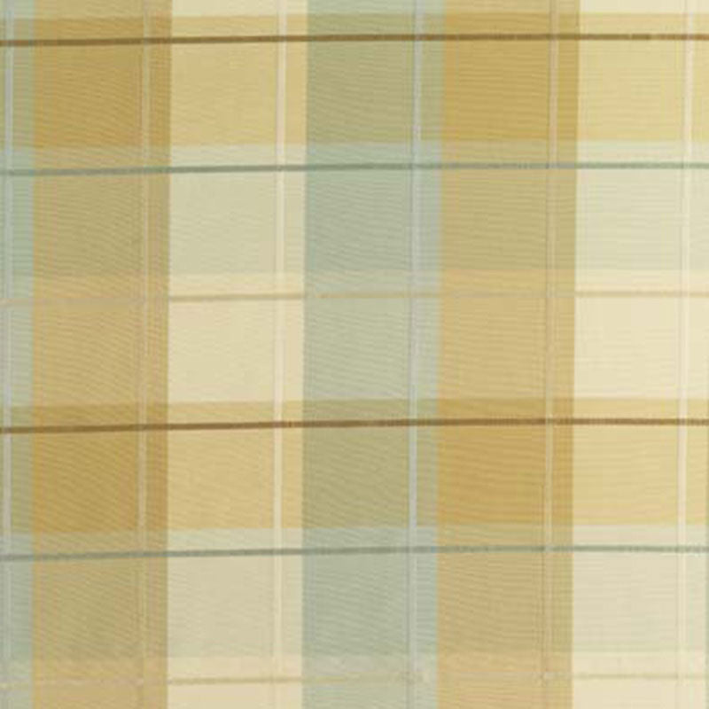 Coin Silk Plaid fabric in aqua color - pattern number 63361 - by Schumacher in the Chroma collection