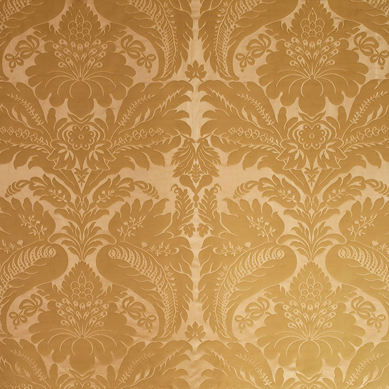 Bennet Silk Damask fabric in rose quartz color - pattern number 63732 - by Schumacher in the Pemberley Silks collection