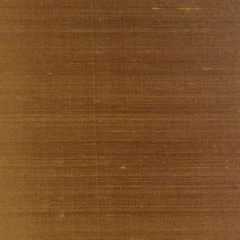 Bellini Silk fabric in bronze color - pattern number 63786 - by Schumacher in the Perfect Basics: Silk &amp; Taffeta collection