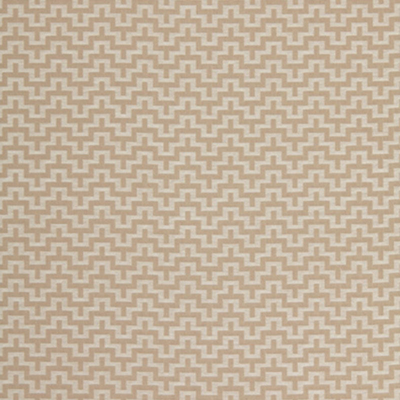 Manhattan fabric in stone color - pattern number 64340 - by Schumacher in the Tessera collection