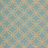 Circle Dance fabric in azure color - pattern number 64483 - by Schumacher in the Tessera collection