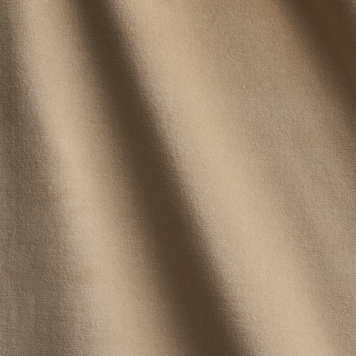 Gainsborough Velvet fabric in bisque color - pattern number 64529 - by Schumacher in the Perfect Basics: Velvet collection